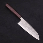 Santoku Silver Steel #3 Nashiji Lila Urushi Griff 165mm-[Musashi]-[Japan-Küchenmesser]