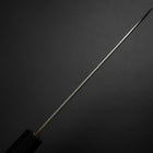 Santoku Silver Steel #3 Nashiji Schwarzer Ishime Urushi Griff 165mm-[Musashi]-[Japan-Küchenmesser]
