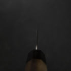 Santoku Silver Steel #3 Nashiji Walnussholz Griff 165mm-[Musashi]-[Japan-Küchenmesser]