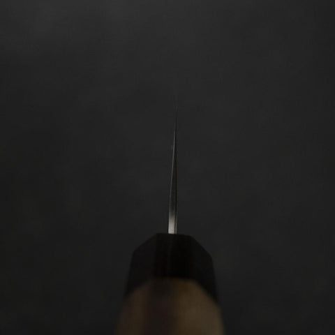 Santoku Silver Steel #3 Nashiji Walnussholz Griff 165mm-[Musashi]-[Japan-Küchenmesser]