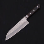 Santoku Silver Steel #3 Nashiji Western Handle 180mm (7”)-[Musashi]-[Japanese-Kitchen-Knives]