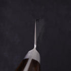 Santoku Silver Steel #3 Nashiji Western Handle 180mm (7”)-[Musashi]-[Japanese-Kitchen-Knives]