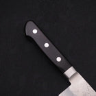 Santoku Silver Steel #3 Nashiji Westlicher Griff In Schwarz 180mm-[Musashi]-[Japan-Küchenmesser]