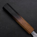 Santoku Silver Steel #3 Nawame Damascus Yaki Urushi Handle 165mm (6.5”)-[Musashi]-[Japan-Küchenmesser]