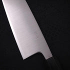 Santoku Silver Steel #3 Poliert Büffelhorn und Magnolienholz Griff 165mm-[Musashi]-[Japan-Küchenmesser]