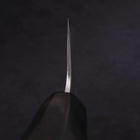 Santoku Silver Steel #3 Poliert Büffelhorn und Magnolienholz Griff 165mm-[Musashi]-[Japan-Küchenmesser]