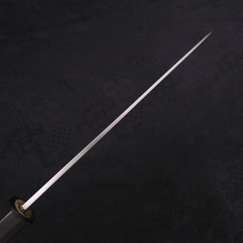 Santoku Silver Steel #3 Poliert Büffelhorn und Magnolienholz Griff 165mm-[Musashi]-[Japan-Küchenmesser]