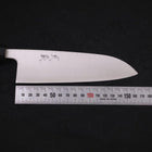 Santoku Silver Steel #3 Poliert Büffelhorn und Magnolienholz Griff 165mm-[Musashi]-[Japan-Küchenmesser]