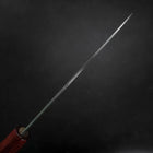 Santoku Silver Steel #3 Poliert Walnussholz Griff 165mm-[Musashi]-[Japan-Küchenmesser]