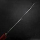Santoku Silver Steel #3 Polished Walnut Handle 165mm (6.5”)-[Musashi]-[Japan-Küchenmesser]