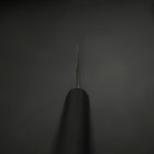 Santoku Stainless Clad Blue Steel #2 Kurouchi Rubber Handle 165mm (6.5”)-[Musashi]-[Japan-Küchenmesser]