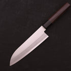 Santoku Stainless Clad Blue Super Polished Rosewood Handle 165mm (6.5”)-[Musashi]-[Japan-Küchenmesser]