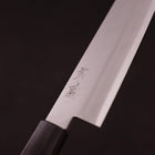 Santoku Stainless Clad Blue Super Polished Rosewood Handle 165mm (6.5”)-[Musashi]-[Japan-Küchenmesser]