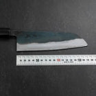 Santoku V-Toku Kurouchi Damascus Buffalo Magnolia Handle 170mm (6.7”)-[Musashi]-[Japan-Küchenmesser]