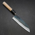 Santoku V-Toku Kurouchi Damascus Buffalo Magnolia Handle 170mm (6.7”)-[Musashi]-[Japan-Küchenmesser]