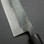 Santoku V-Toku Kurouchi Damascus Buffalo Magnolia Handle 170mm-[Musashi]-[Japanese-Kitchen-Knives]