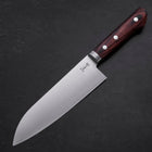 Santoku VG-1 Bokashi Westlicher Mahagoni Griff 165mm-[Musashi]-[Japan-Küchenmesser]