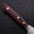 Santoku VG-1 Bokashi Westlicher Mahagoni Griff 165mm-[Musashi]-[Japan-Küchenmesser]