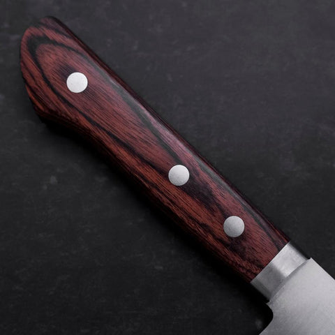 Santoku VG-1 Bokashi Westlicher Mahagoni Griff 165mm-[Musashi]-[Japan-Küchenmesser]