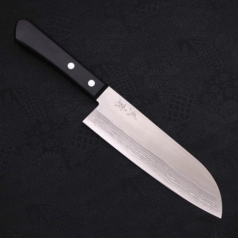 Santoku VG-1, Damast Westlicher Griff, 170mm-[Musashi]-[Japan-Küchenmesser]