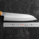 Santoku VG-1 Kasumi Eichenholz Griff 180mm-[Musashi]-[Japan-Küchenmesser]