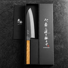 Santoku VG-1 Kasumi Eichenholz Griff 180mm-[Musashi]-[Japan-Küchenmesser]