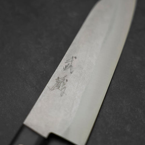 Santoku VG-1 Nashiji Schwarzer Westlicher Griff 165mm-[Musashi]-[Japan-Küchenmesser]
