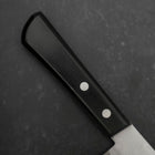 Santoku VG-1 Nashiji Schwarzer Westlicher Griff 165mm-[Musashi]-[Japan-Küchenmesser]