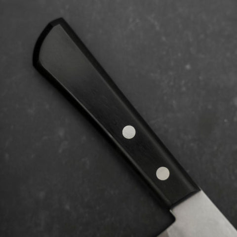 Santoku VG-1 Nashiji Schwarzer Westlicher Griff 165mm-[Musashi]-[Japan-Küchenmesser]