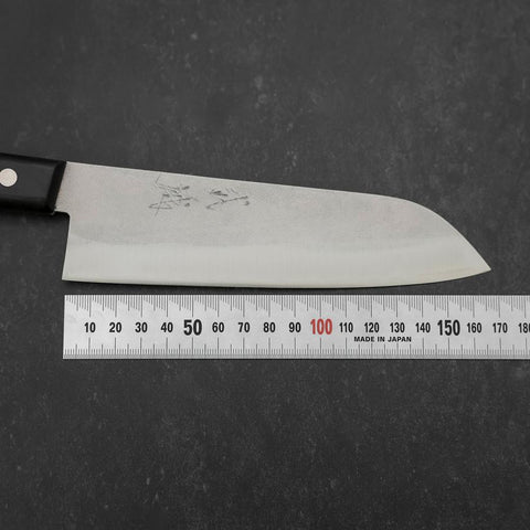Santoku VG-1 Nashiji Schwarzer Westlicher Griff 165mm-[Musashi]-[Japan-Küchenmesser]