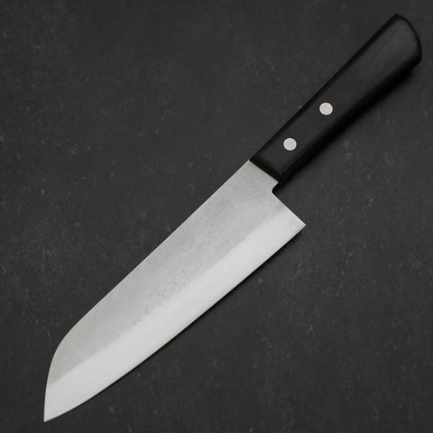 Santoku VG-1 Nashiji Western Black Handle 165mm-[Musashi]-[Japan-Küchenmesser]