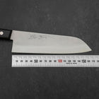 Santoku VG-1 Nashiji Western Black Handle 165mm-[Musashi]-[Japan-Küchenmesser]