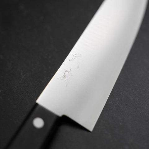 Santoku VG-1 Poliert Dunkelblauer Westlicher Griff 165mm-[Musashi]-[Japan-Küchenmesser]