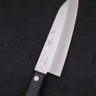 Santoku VG-1 Poliert Schwarzer Westlicher Griff 140mm-[Musashi]-[Japan-Küchenmesser]