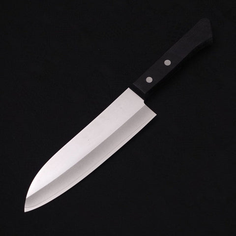 Santoku VG-1 Poliert Schwarzer Westlicher Griff 165mm-[Musashi]-[Japan-Küchenmesser]