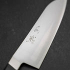 Santoku VG-1 Poliert Schwarzer Westlicher Griff 165mm-[Musashi]-[Japan-Küchenmesser]