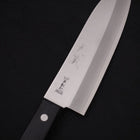 Santoku VG-1 Poliert Schwarzer Westlicher Griff 165mm-[Musashi]-[Japan-Küchenmesser]