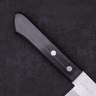 Santoku VG-1 Poliert Schwarzer Westlicher Griff 165mm-[Musashi]-[Japan-Küchenmesser]