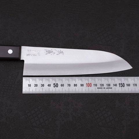 Santoku VG-1 Poliert Schwarzer Westlicher Griff 165mm-[Musashi]-[Japan-Küchenmesser]