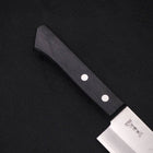 Santoku VG-1 Poliert Schwarzer Westlicher Griff 165mm-[Musashi]-[Japan-Küchenmesser]