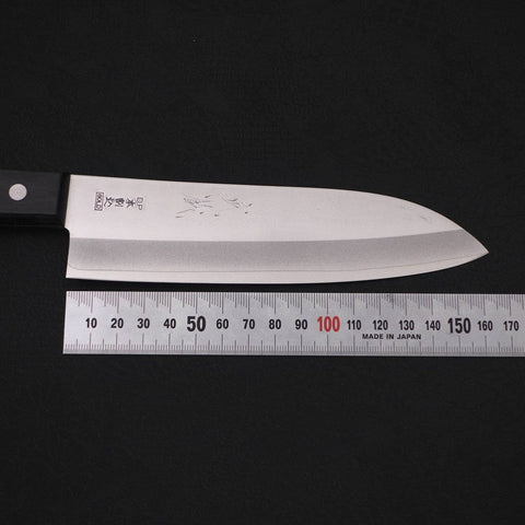 Santoku VG-1 Poliert Schwarzer Westlicher Griff 165mm-[Musashi]-[Japan-Küchenmesser]