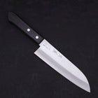 Santoku VG-1 Poliert Schwarzer Westlicher Griff 165mm-[Musashi]-[Japan-Küchenmesser]