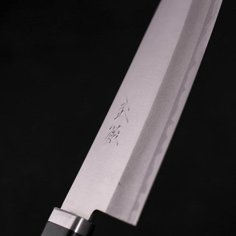 Santoku VG-1 Poliert Schwarzer Westlicher Griff 170mm-[Musashi]-[Japan-Küchenmesser]