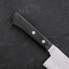 Santoku VG-1 Poliert Schwarzer Westlicher Griff 170mm-[Musashi]-[Japan-Küchenmesser]