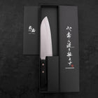 Santoku VG-1 Poliert Schwarzer Westlicher Griff 170mm-[Musashi]-[Japan-Küchenmesser]