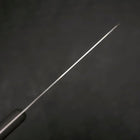 Santoku VG-1 Poliert Schwarzer Westlicher Griff 170mm (Tsuba Nashi)-[Musashi]-[Japan-Küchenmesser]