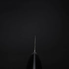 Santoku VG-1 Poliert Schwarzer Westlicher Griff 180mm-[Musashi]-[Japan-Küchenmesser]