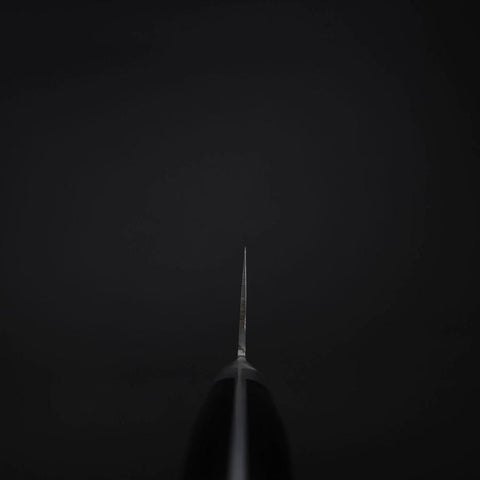 Santoku VG-1 Poliert Schwarzer Westlicher Griff 180mm-[Musashi]-[Japan-Küchenmesser]