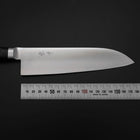 Santoku VG-1 Poliert Schwarzer Westlicher Griff 180mm-[Musashi]-[Japan-Küchenmesser]