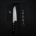 Santoku VG-1 Poliert Schwarzer Westlicher Griff 180mm-[Musashi]-[Japan-Küchenmesser]